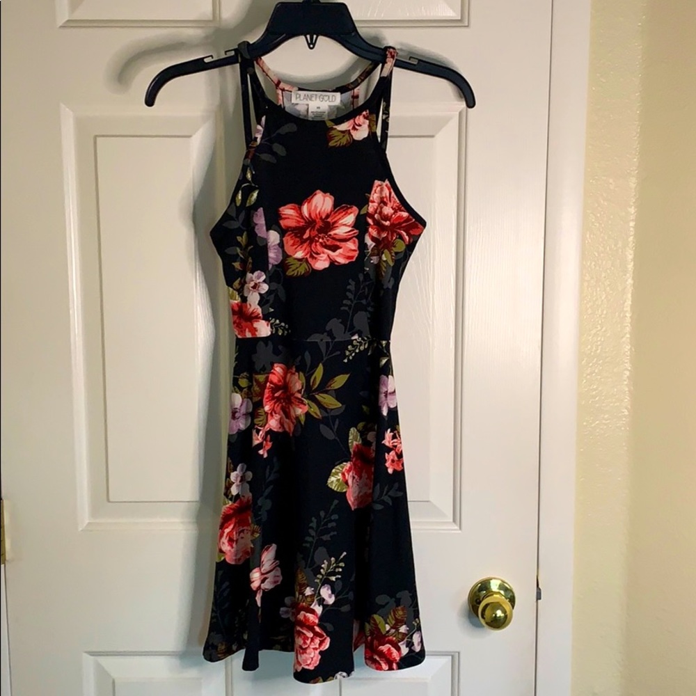 Black Floral Dress